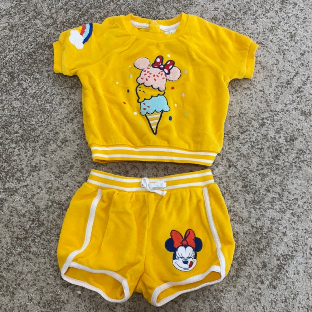 Disney Minnie Mouse Ice Cream Outfit Size 12-18M